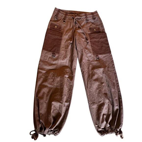 Dollskill Brown O Ring Cargo Pants - Picture 1 of 8